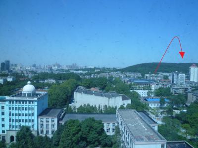 Blick Richtung Wohnheim