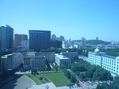 Blick Richtung "Stadt der Zukunft"