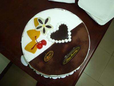 Sahnetorte zum Geburtstag