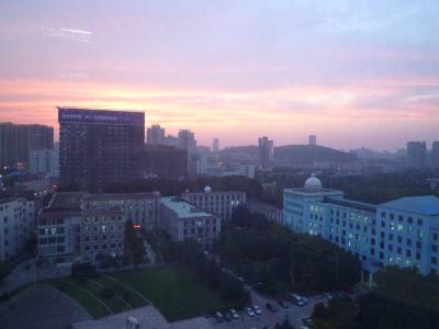 Ausblick vom GPS Zentrum &uuml;ber den Campus
