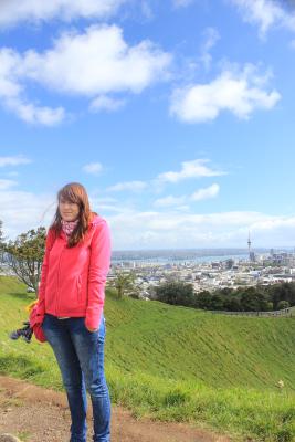 Aussicht auf Auckland vom Mt Eden