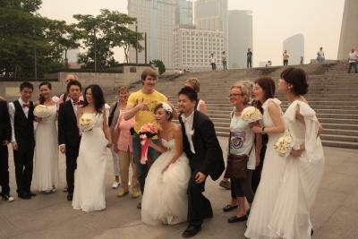 Ja ich habe mich in China getraut :-)