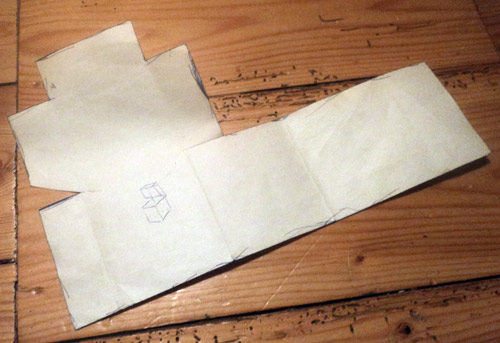 Schnittmuster f&uuml;r eine Box