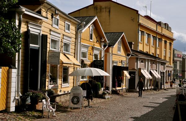 in der Altstadt von Borgå