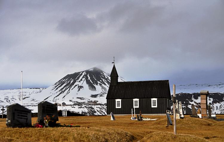 Kirche von Búðir, Snæfellsnes, Ísland