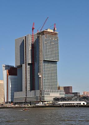 "De Rotterdam" im Bau, Mai 2013