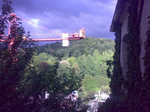 the view of my room in baden baden...