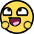 schielender, klatschender smiley