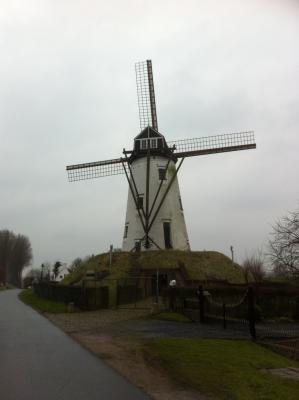 Windmühle in Belgien