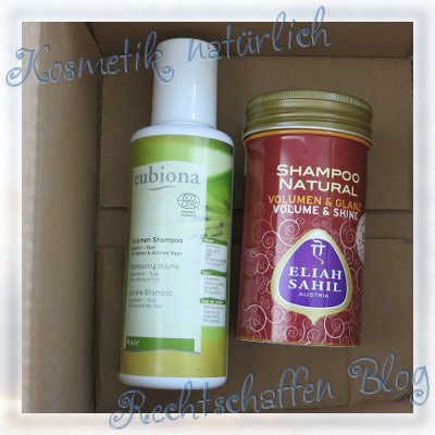 Naturdrogerie unboxing | Eubiona Shampoo und Eliah Sahil Trockenschampo