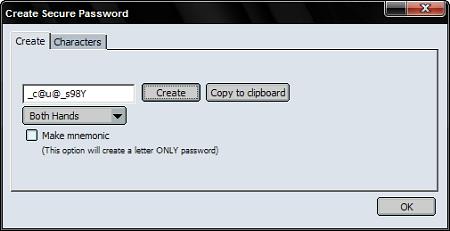 FireFox Add-On: Secure Password Generator