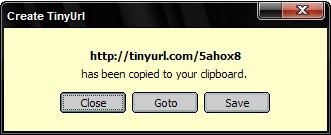 FireFox Add-On: Tinyurl