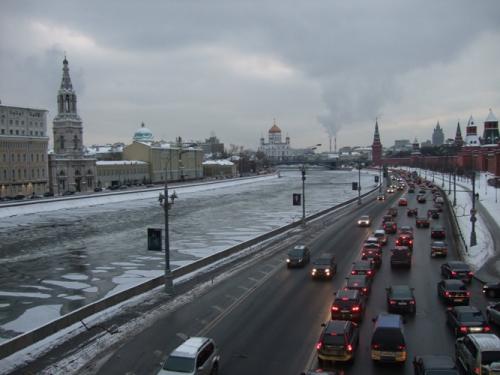 Der Kreml und die Moskwa