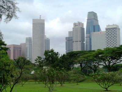 The skyline of Singapore. The skyline of Singapore.