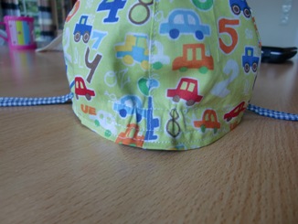 Sommerhut Gummi hinten