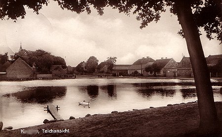 Der Teich im Dorf K., damals