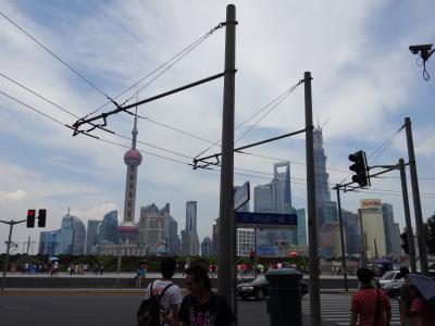 Blick von Puxi auf Pudong