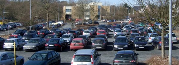 Parkplatz an der Berggartenstraße