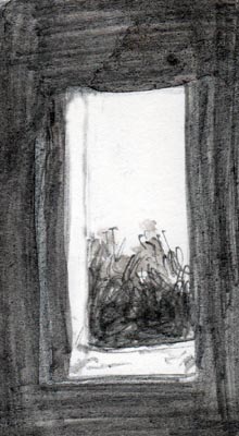 Bleistift, Wasserfarbe