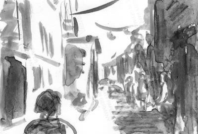 Tusche, Marker Tusche, Marker