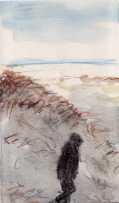 Buntstift, Wasserfarbe