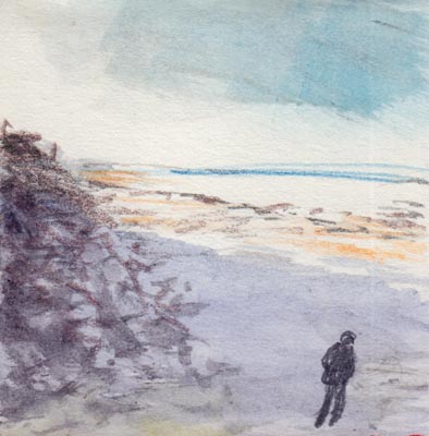 Buntstift, Wasserfarbe