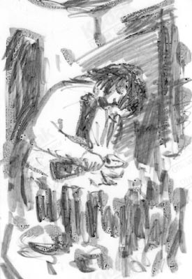 Pinselstift/Bleistift