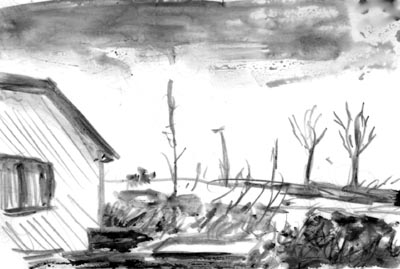 Bleistift, Wasserfarbe Bleistift, Wasserfarbe