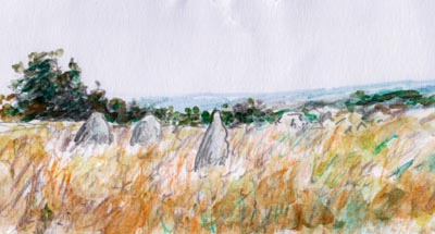 Buntstift, Wasserfarbe