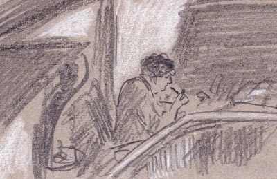 Bleistift, wei&szlig;er Stift