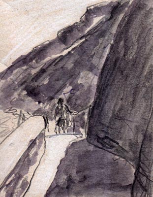 Bleistift, Wasserfarbe