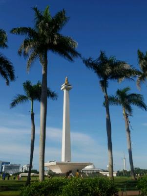 Das Monument Nasional im Zentrum Jakartas.