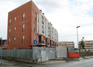 Porta di Roma zum Teil noch im Bauzustand