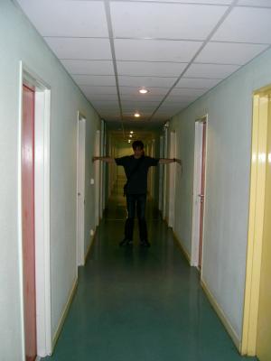 Gang mit allen zimmern einer etage