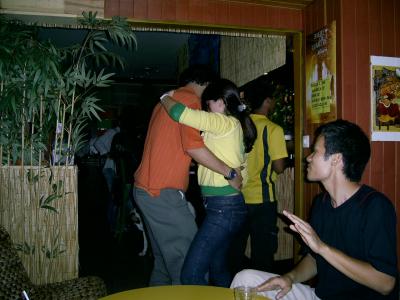 Brasilianer beim Tanzen. Brasilianer beim Tanzen.