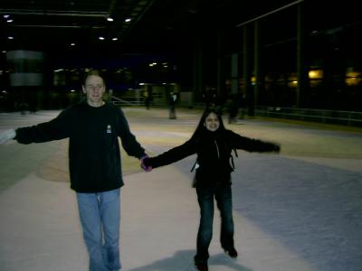 zwei eiskunstl&auml;ufer