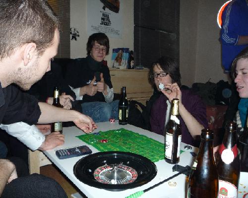 Abschiedparty im Casino-Syle