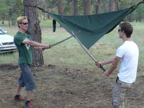 Meine Haengematte mit Ninjas