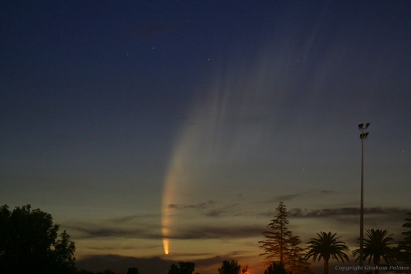 Komet McNaught abgelichtet von Graham Palmer, Neuseeland.
