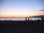 ...beim sonnenuntergang am strand von kalogria [click]
