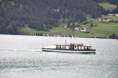 MS Hubertus auf dem Reschensee MS Hubertus auf dem Reschensee
