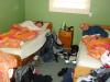 unser geraeumiges Zimmer im Tamara Backpackers, Wanganui