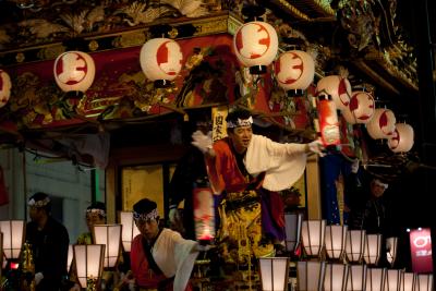float during the chichibu night festival
