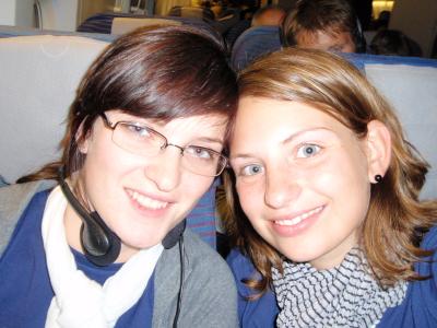 soo, des is carolin, neben der ich im flieger sass...